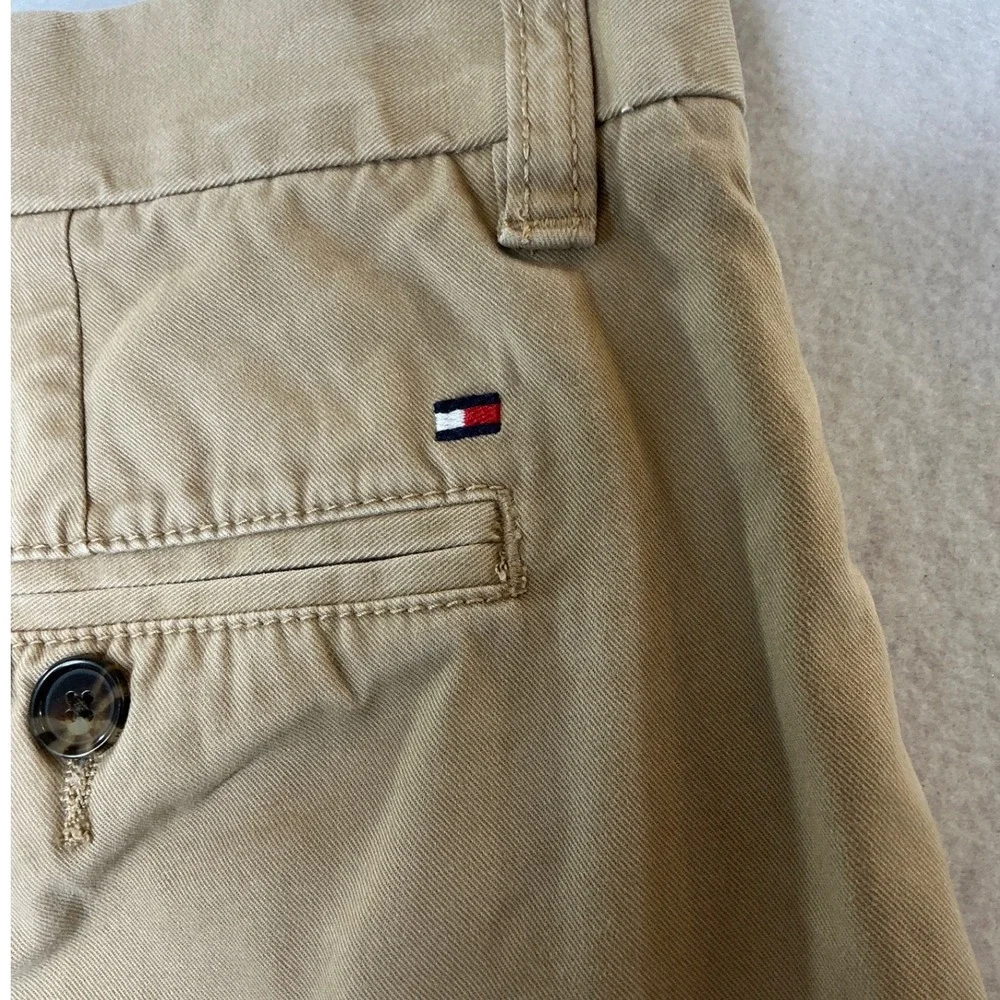 Tommy Hilfiger Chino Shorts Mens 32 Tan Khaki Cotton‎ Twill Classic C8878A7702